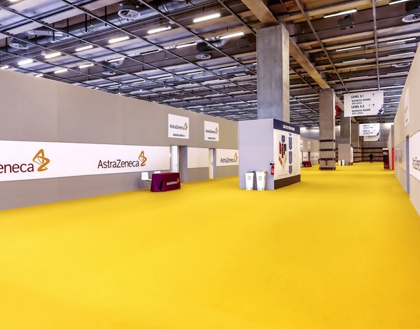 Rewind event carpet at ESMO Congress - Paris Porte de Versailles