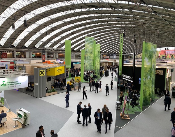 Rewind event carpet at Sibos RAI Amsterdam
